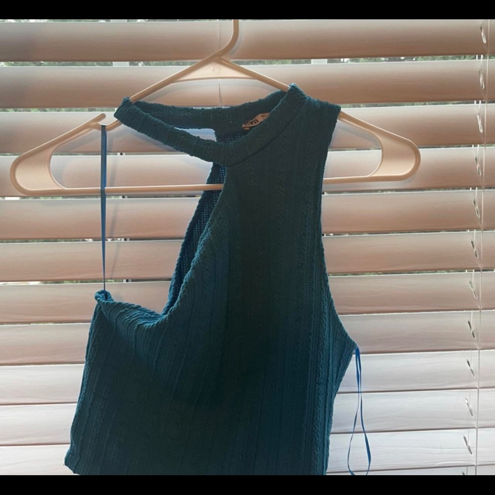 Zara asymmetrical knit top